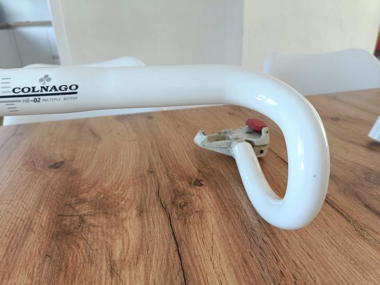 Used Colnago HB02 White 42cm Road Handlebars Aluminium Alloy 2013 bike — image 4 of 23