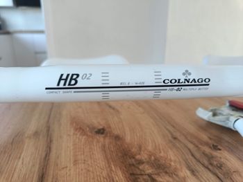 Used Colnago HB02 White 42cm Road Handlebars Aluminium Alloy 2013 bike — image 3 of 23
