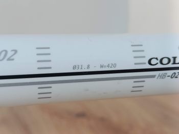 Used Colnago HB02 White 42cm Road Handlebars Aluminium Alloy 2013 bike — image 13 of 23