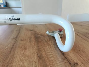Used Colnago HB02 White 42cm Road Handlebars Aluminium Alloy 2013 bike — image 11 of 23