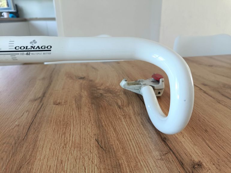 Used Colnago HB02 White 42cm Road Handlebars Aluminium Alloy 2013 bike — image 11 of 23