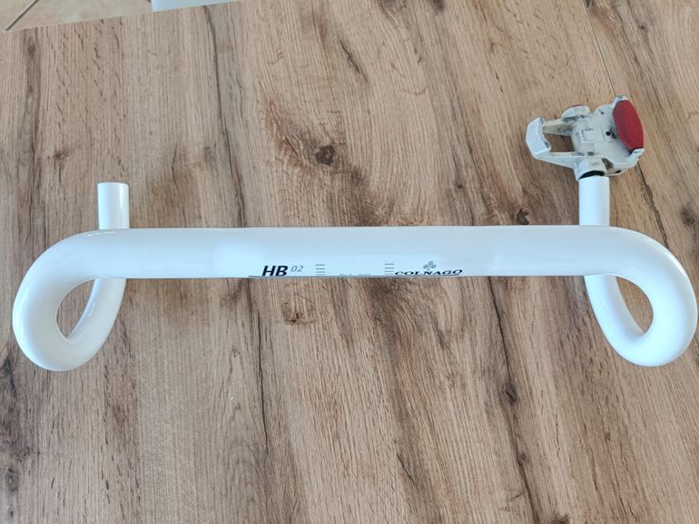 Used Colnago HB02 White 42cm Road Handlebars Aluminium Alloy 2013 bike — image 5 of 23