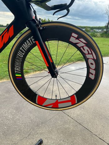 Używany Vision Trimax Ultimate Carbon Tubular Wheelset bike