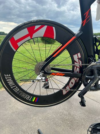 Używany Vision Trimax Ultimate Carbon Tubular Wheelset bike — zdjęcie 6 z 7