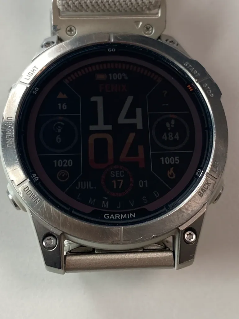Garmin Fenix 7 Pro Sapphire Solar bike d'occasion — image 1 sur 5