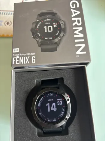 Used Garmin Fenix 6 Pro bike