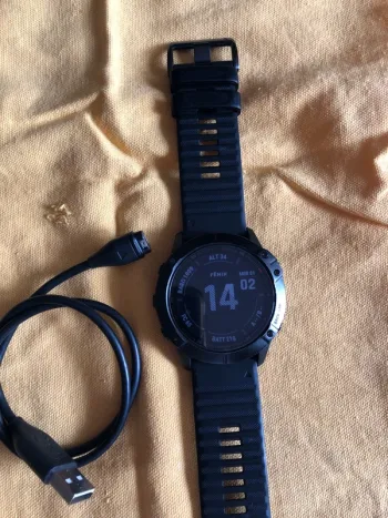 Used Garmin Fenix 6X Pro bike