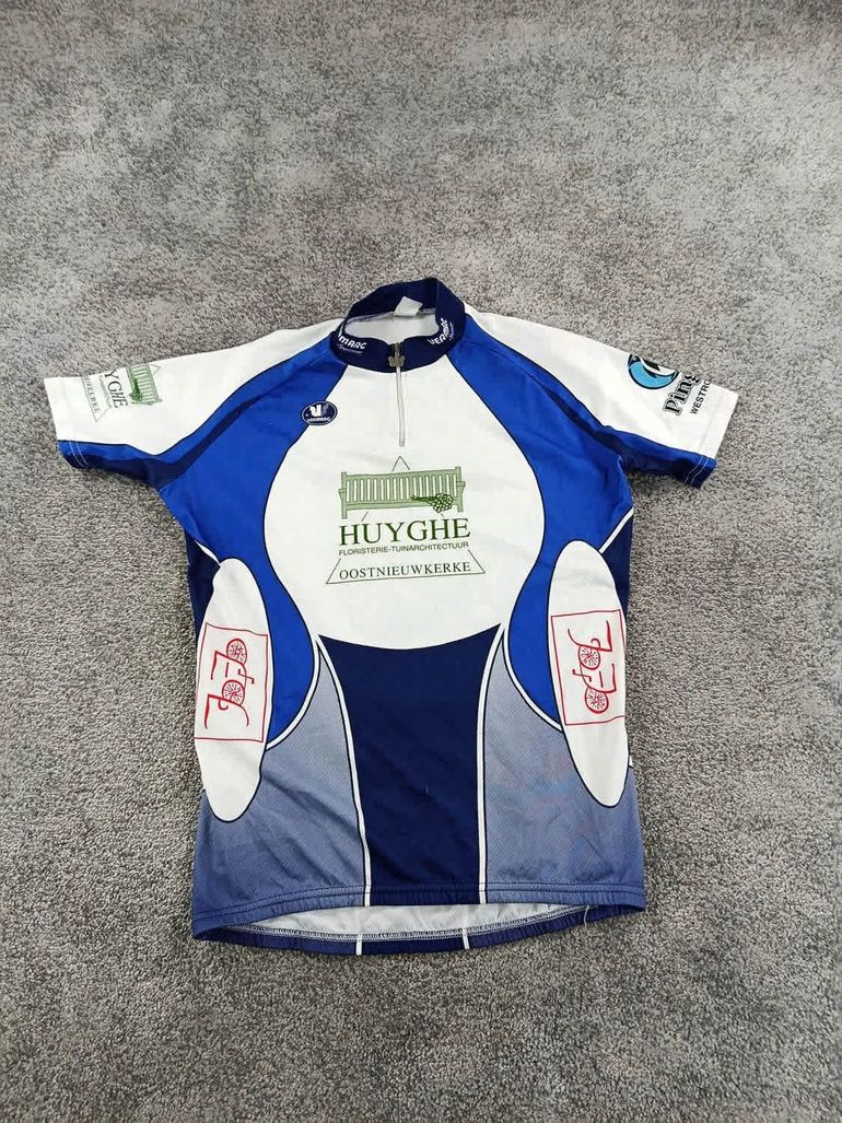 Used Vermarc maillot velo homme taille xl - 17 6248 cyclisme route respirant bike — image 1 of 6