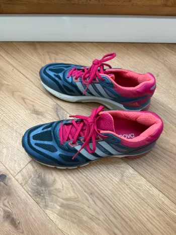 Tweedehands Adidas Sportschuhe Sneaker Damen Laufschuhe Größe 42 bike — afbeelding 7 van 7