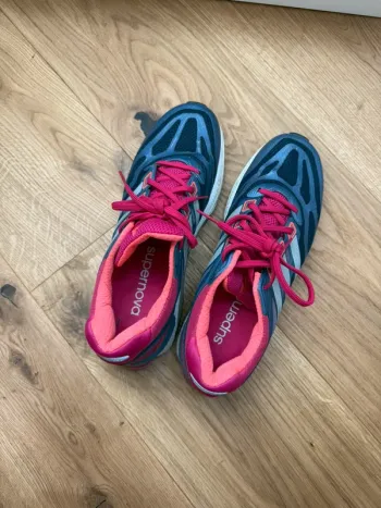 Tweedehands Adidas Sportschuhe Sneaker Damen Laufschuhe Größe 42 bike — afbeelding 2 van 7