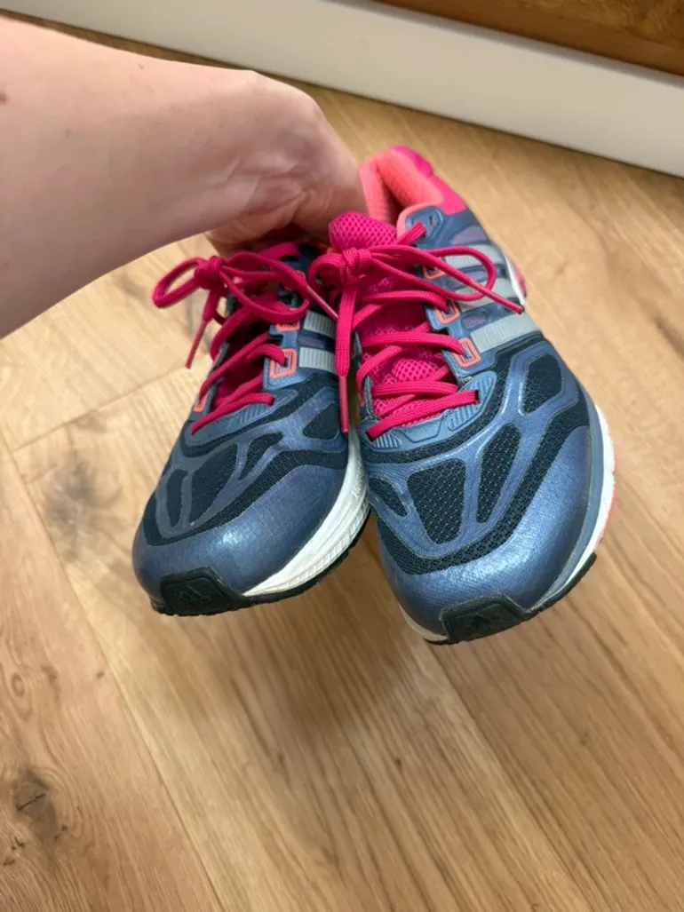 Tweedehands Adidas Sportschuhe Sneaker Damen Laufschuhe Größe 42 bike — afbeelding 5 van 7