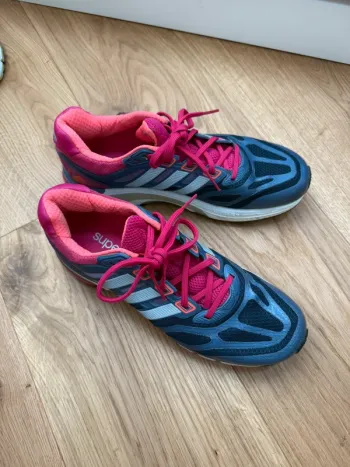 Tweedehands Adidas Sportschuhe Sneaker Damen Laufschuhe Größe 42 bike
