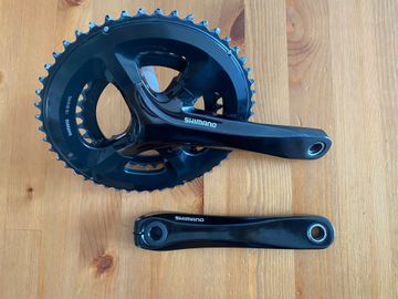 Używany Shimano FC-RS510 Crankset Drivetrain & Pedals