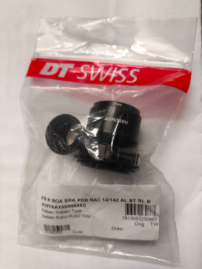Brugt Dt Swiss XDR Freehub Body HWYAAX00S8888S Drivetrain & Pedals