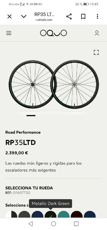 Używany Orbea OQUO 35LTD 2025 Wheels