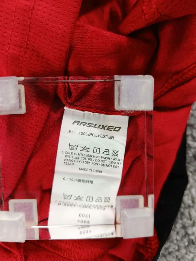 Used Arsuxeo maillot velo homme taille xl -69 7051 cyclisme route respirant bike — image 5 of 8
