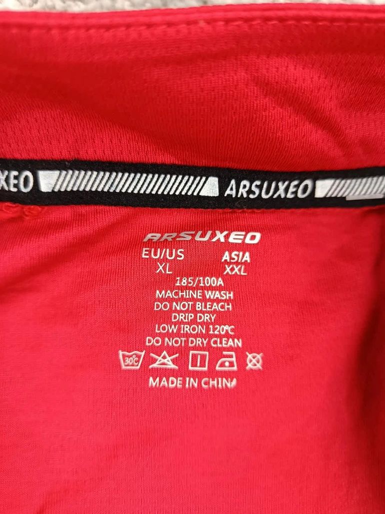 Used Arsuxeo maillot velo homme taille xl -69 7051 cyclisme route respirant bike — image 4 of 8