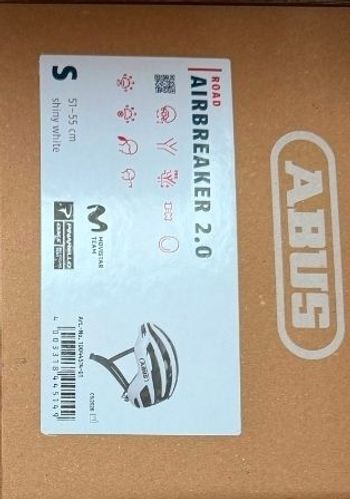 ABUS Airbreaker 2.0 Bianco Lucido Helmet 2026 bike de segunda mano