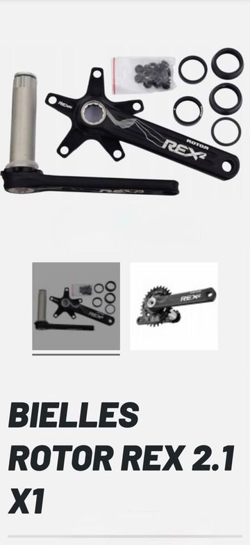 Rotor Rex 2.1 X1 2022 Drivetrain & Pedals usato