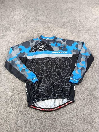Used sponeed maillot velo homme taille l -69 7018 cyclisme route respirant manches longues bike
