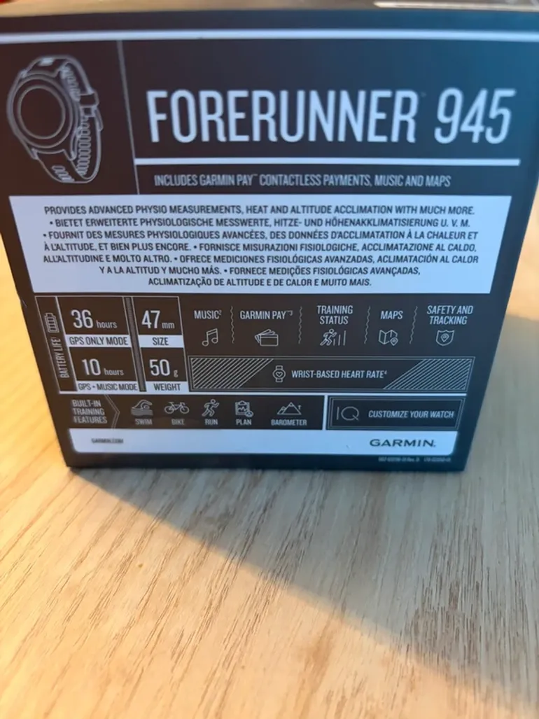 Used Garmin Forerunner 945 bike — image 10 of 11