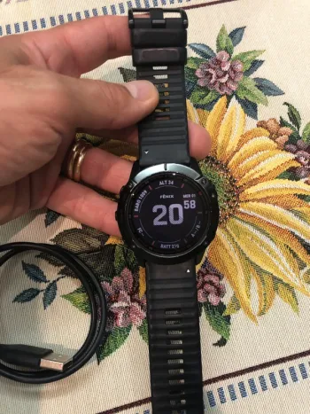 Used Garmin Fenix 6x Pro bike