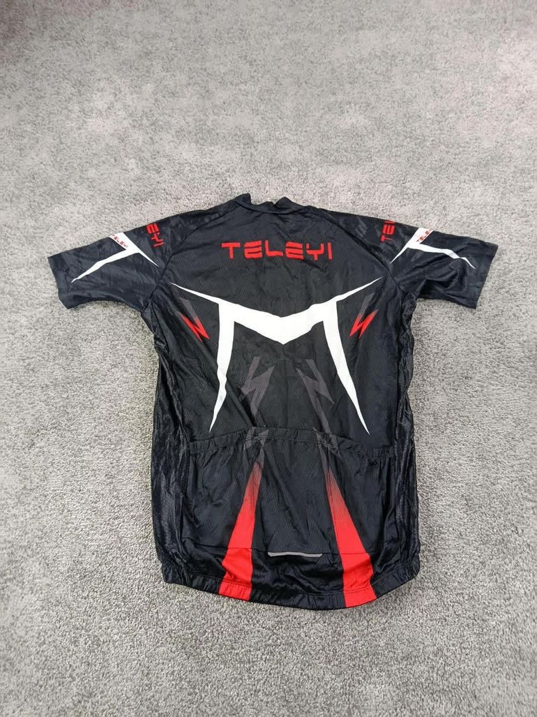 Used teleyi maillot velo homme taille xl -71 6830 cyclisme route respirant bike — image 4 of 5