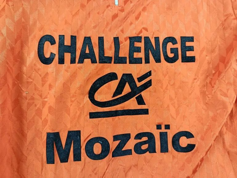 Used la griffe maillot velo homme taille xl -62 7125 cyclisme route Challenge CA Mozaïc bike — image 2 of 6
