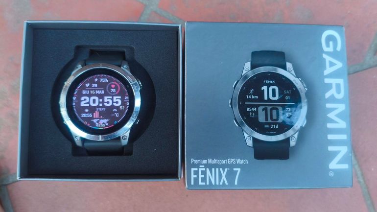 Brugt Garmin Fenix 7 GPS Smartwatch bike — billede 1 af 15