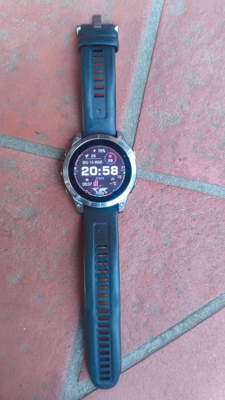 Brugt Garmin Fenix 7 GPS Smartwatch bike — billede 2 af 15
