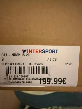 Asics Gel Nimbus 28 bike usato — immagine 3 di 3