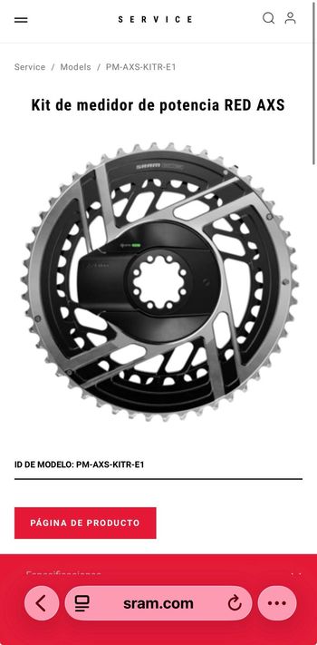 Quarq Red E1 46/33 12V 2026 bike usato — immagine 11 di 11