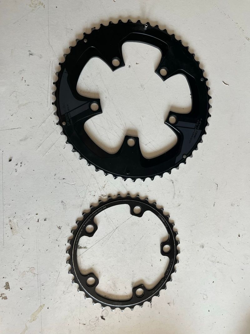 Używany Praxis Works 52-36 Buzz Chainrings Drivetrain & Pedals