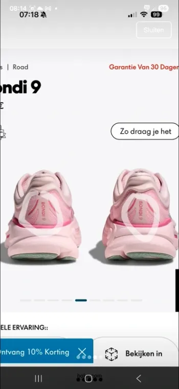 Brugt Hoka Running Shoes bike
