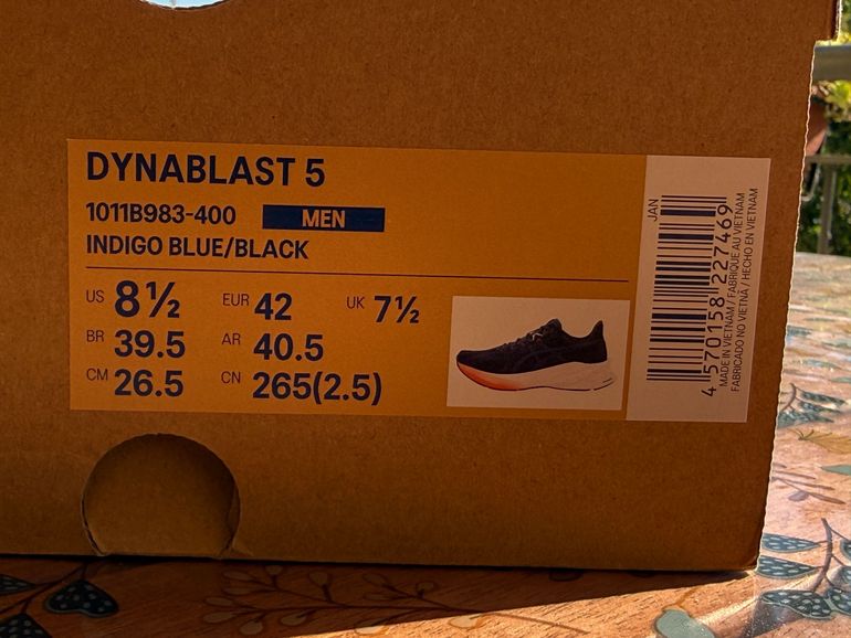 Brugt Asics dynablast 5 2025 bike — billede 8 af 8