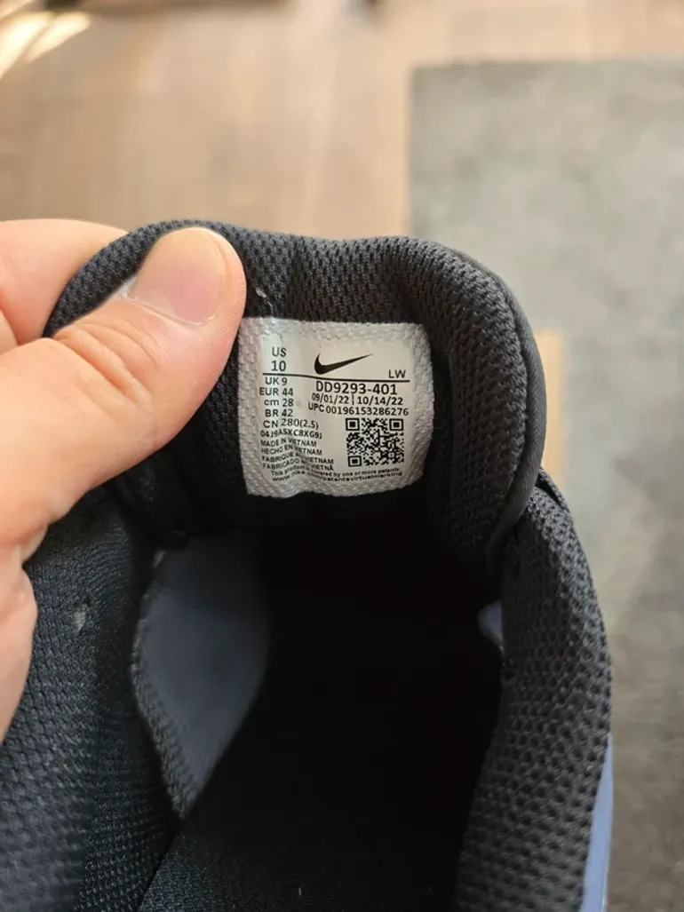 Brugt Nike Baskets bleues bike — billede 9 af 9