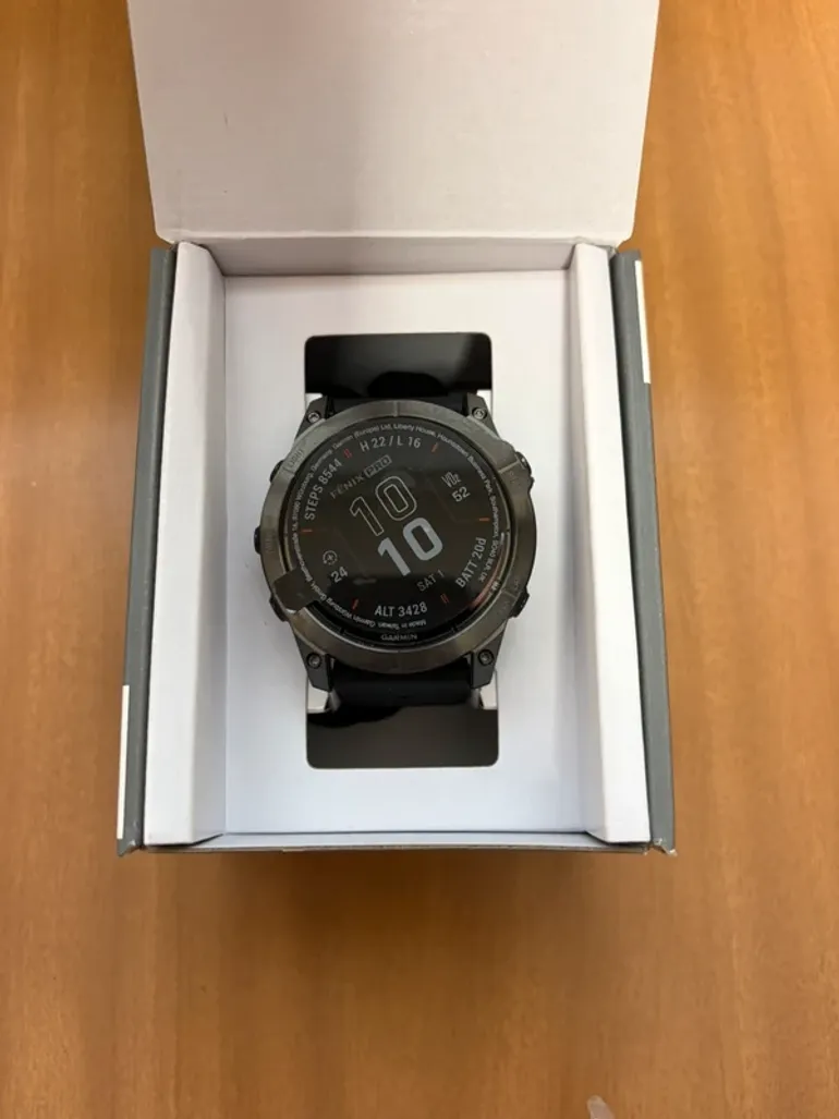Garmin fenix 7x sapphire solar bike usato — immagine 2 di 3