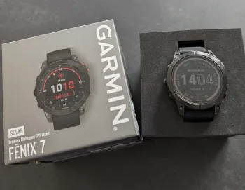 Used Garmin fenix 7 solar bike