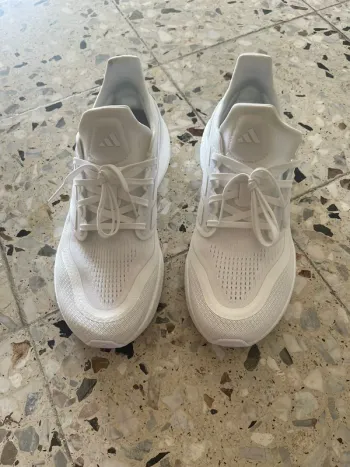Brugt Adidas Sneaker weiß bike