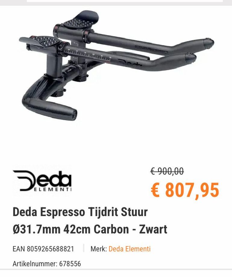 Brugt Deda Espresso Aero Bars 2021 bike — billede 3 af 5