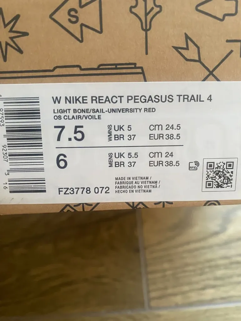 Gebrauchtes Tout Terrain Nike React Pegasus Trail 4 bike — Bild 7 von 8