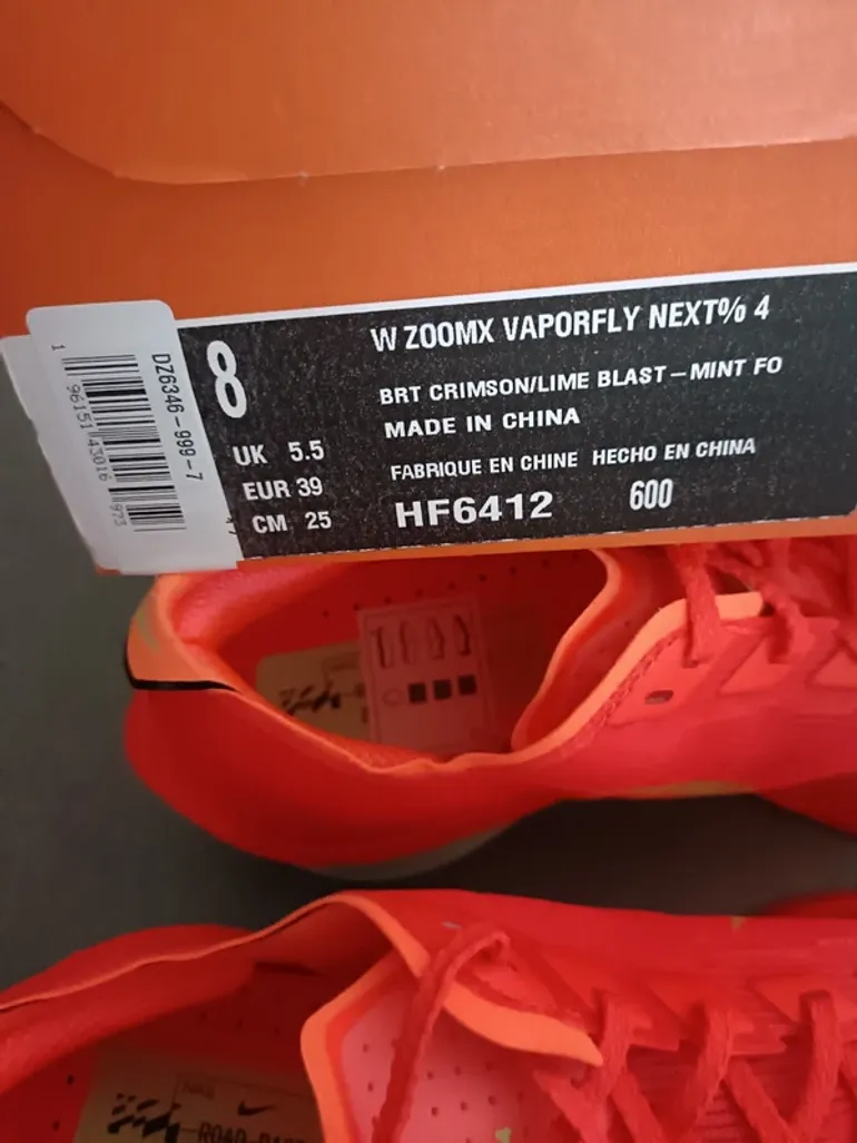 Scarpa Vaporfly Next% 4 bike usato — immagine 8 di 8