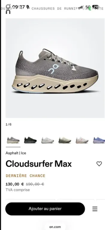 Gebrauchtes On Running Cloudsurfer bike — Bild 6 von 6