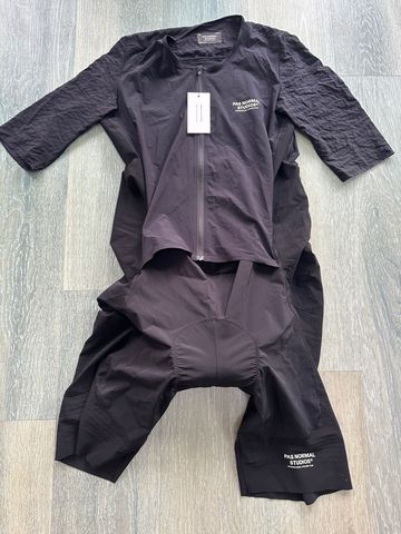 Tweedehands Pas Normal Studios New: Mechanism Pro SpeedsuitXL Black Cycling Clothing