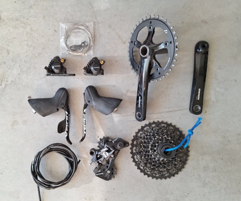 Used Sram Apex 1 1x11 Mechanical Gravel Groupset bike