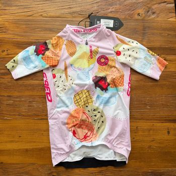 Q36.5 Gregarius Pro Team Gelato Jersey Women M// NEW!! 50% OFF!! 2026 bike usato