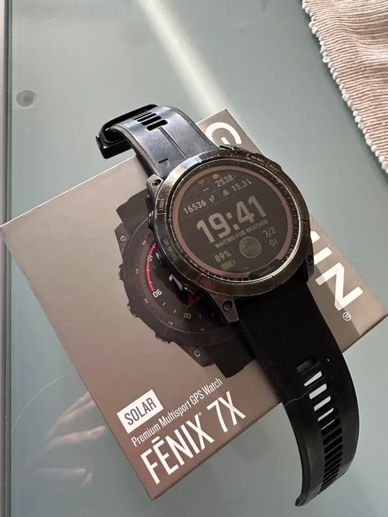 Brugt Garmin Fenix 7x Solar bike — billede 5 af 5