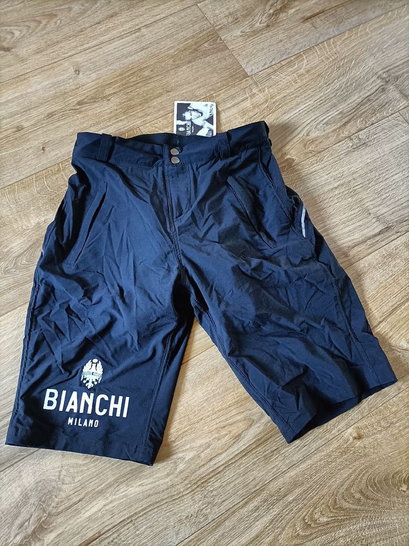 Brugt Bianchi MTB Gravel Shorts 2025 Cycling Clothing