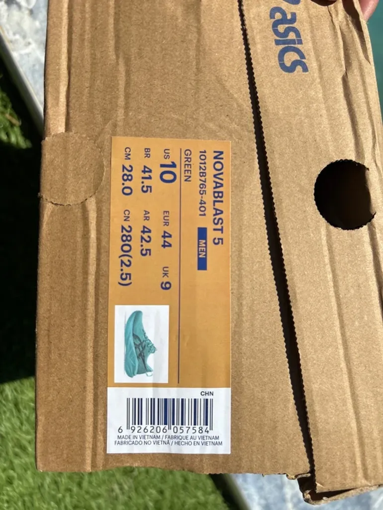 Brugt Asics Novablast 5 bike — billede 10 af 10