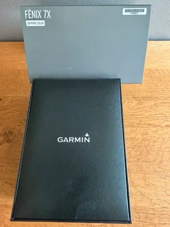 Brugt Garmin Fénix 7X Sapphire Solar Titanium bike — billede 3 af 6